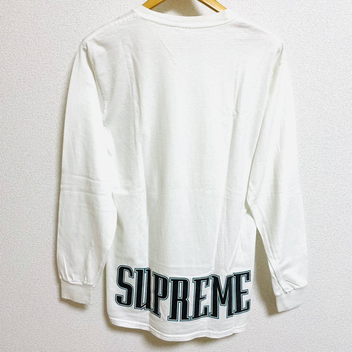 Supreme Suicidal L/S Tee White Black M 12ss 2012年 白 黒 スイサイダル ロングスリーブ ロンT 背面ロゴ