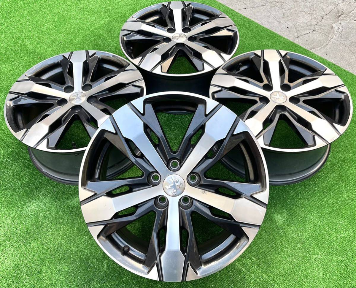 PEUGEOT プジョー 3008 5008 純正 18インチ アルミホイール 4本セット