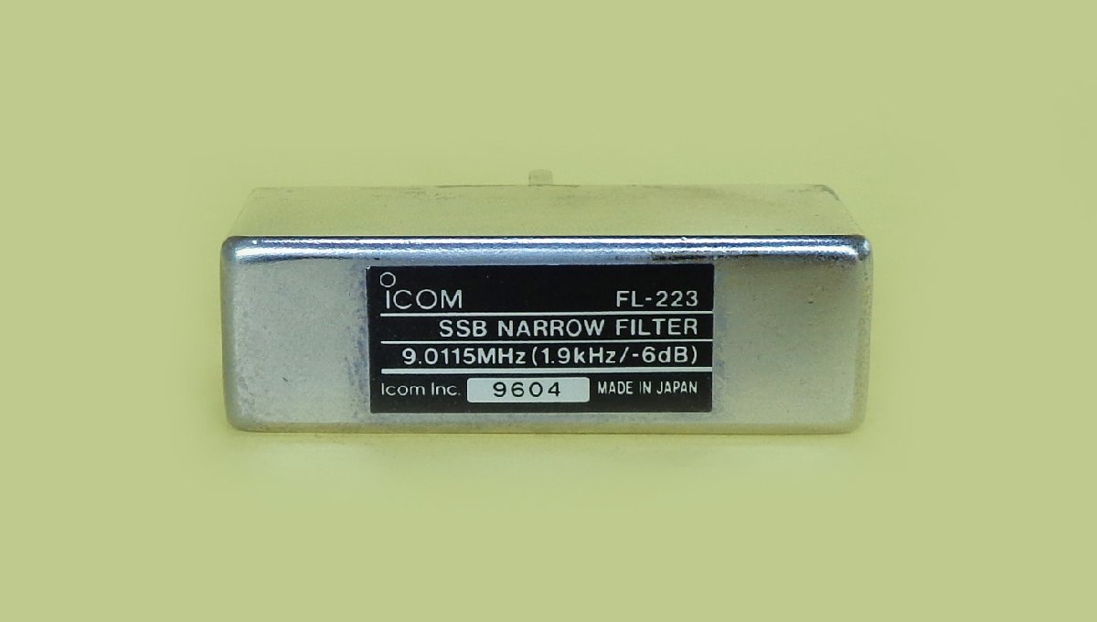 ICOM SSBナローフィルター FL－223 FL-223 SSB アイコム Filters