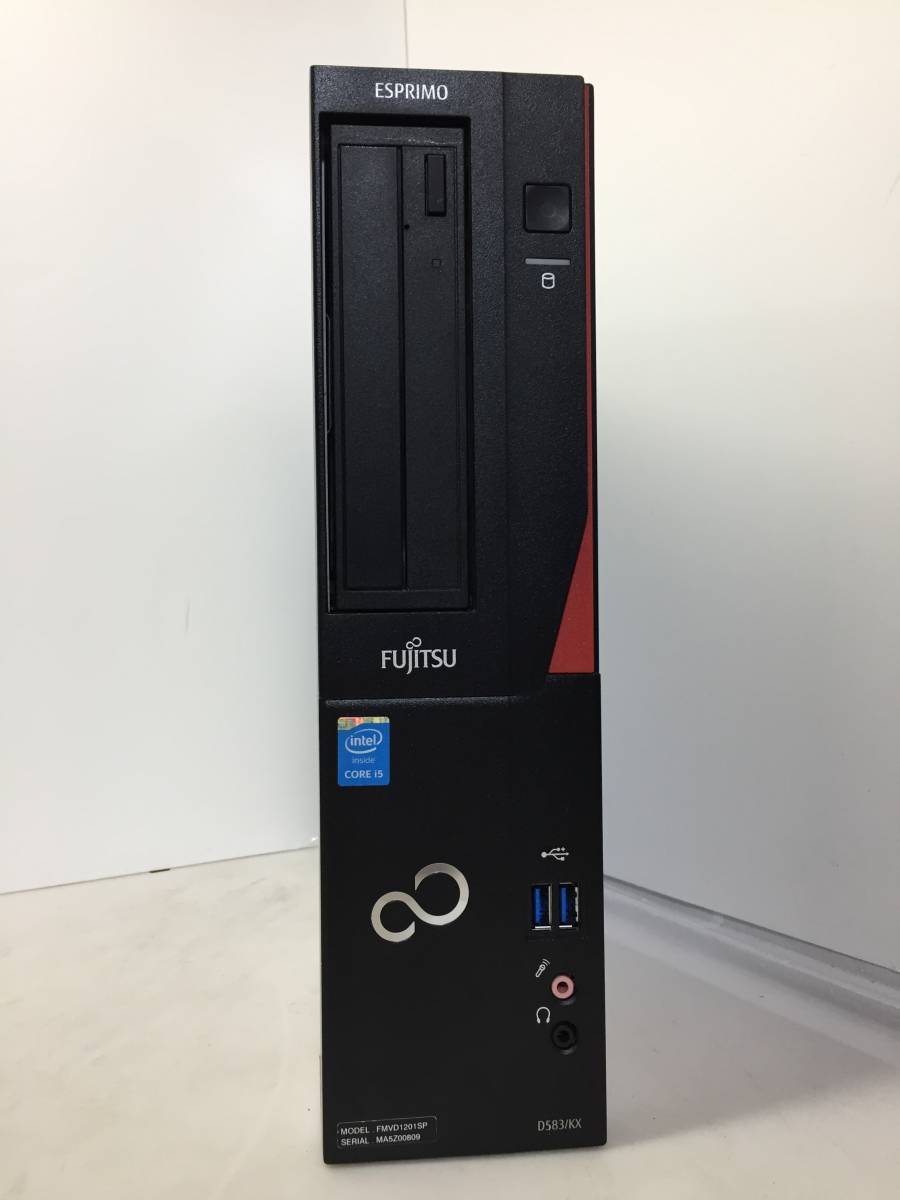 ☆FUJITSU/富士通 ESPRIMO D583/KX FMVD1201SP デスクトップPC 4GB 