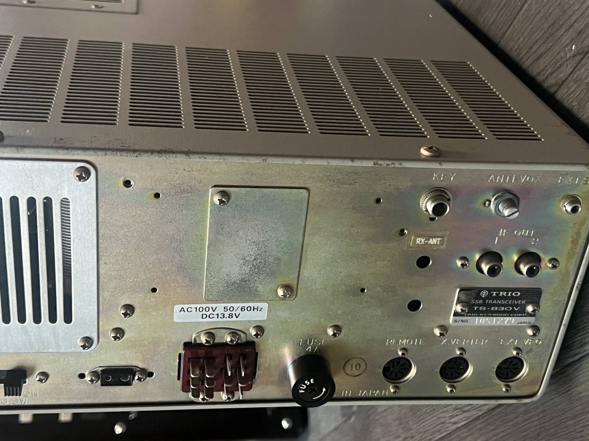 TRIO TS-830 修理部品付き ジャンク 公式通販 - TS-830S トリオ Yahoo