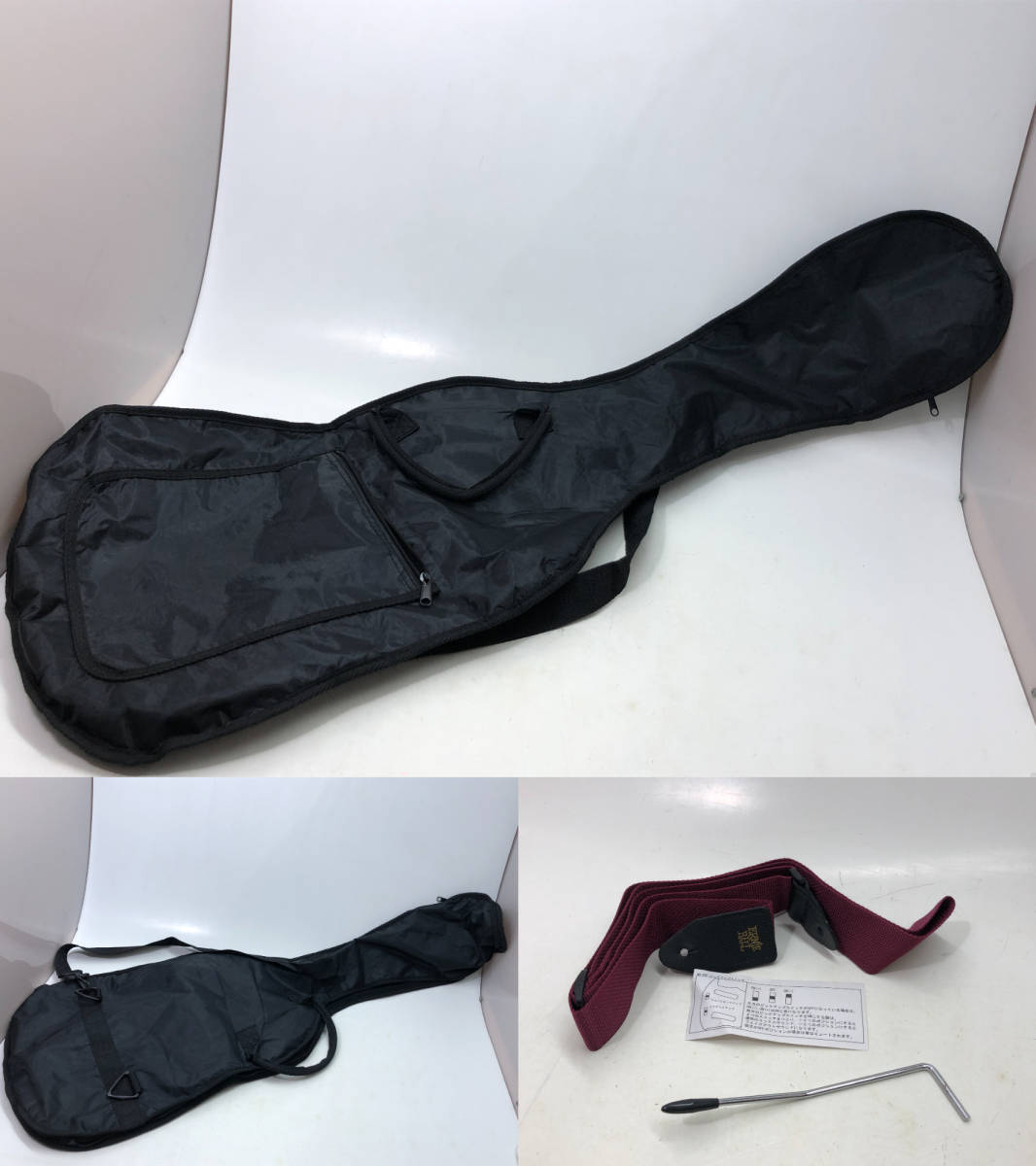 1611】photogenic/Mustang/エレキギター/MG-200/レッド/ソフトケース