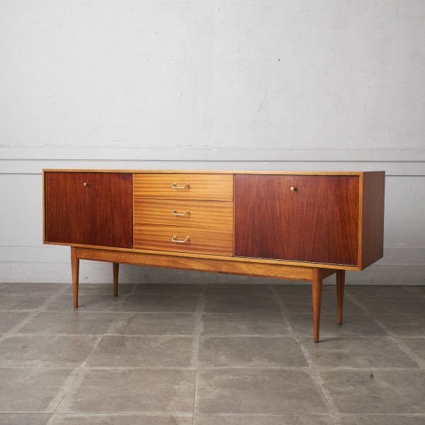 Uniflex サイドボード 鉄脚 英国 ミッドセンチュリーヴィンテージ