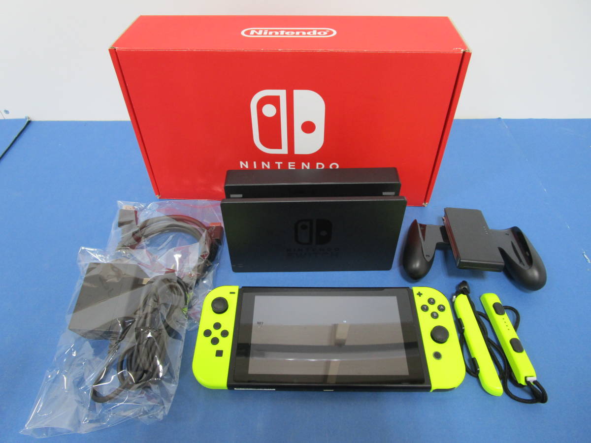 格安，2026 ジャンク Nintendo Switch ニンテンドー スイッチ 本体 カラーカスタマイズ ネオンイエロー(ニンテンドースイッチ本体)｜売買されたオークション情報、yahooの商品情報をアーカイブ公開 - オーク ニンテンドースイッチ本体