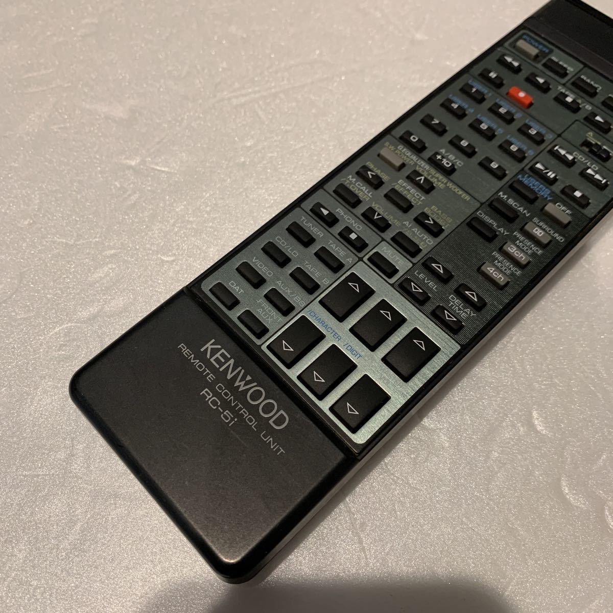 送料198円 動作品 KENWOOD ROXY J5 コンポリモコン RC-5i 管理1855010