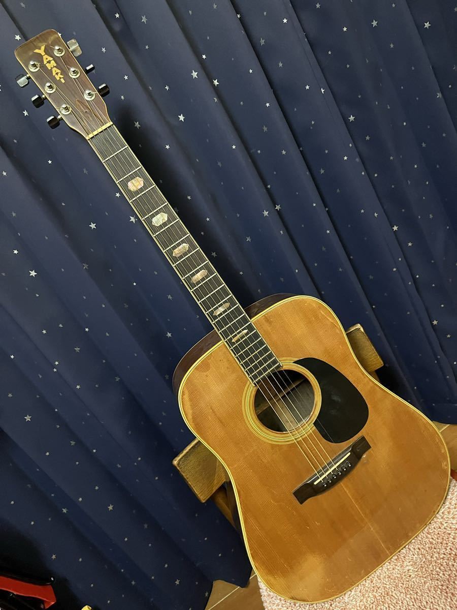 Yamaki ヤマキ 縦ロゴ チビロゴ　モデル140 アコースティックギター YAMAKI 140(ちびロゴ) Yamaki ヤマキ 縦ロゴ チビロゴ モデル140