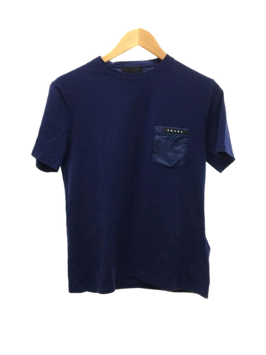 高品質，最新作 PRADA ナイロン ロゴ ラバーTシャツ/シミ有/Tシャツ/M/コットン/ブルー/SJN250 R192 710(その他)｜売買されたオークション情報、yahooの商品情報をアーカイブ公開 - オークファン Mサイズ