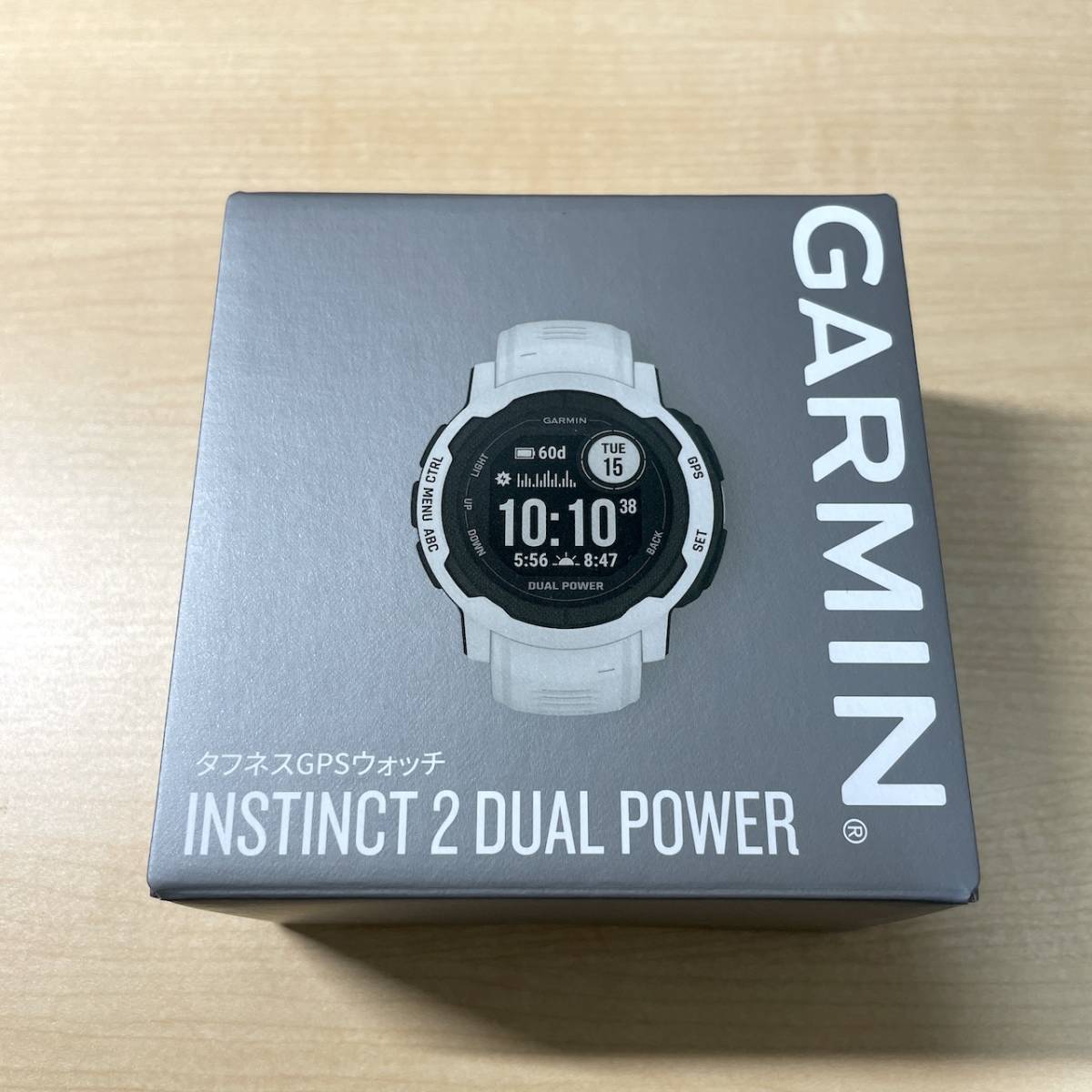 Instinct 2 【GARMIN】Instinct 2 DualPower ミストグレイ【ガーミン 