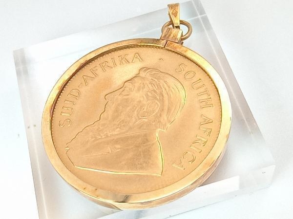 K22 K18／クルーガーランド金貨／計38.5g トップ K22 ペンダントトップ
