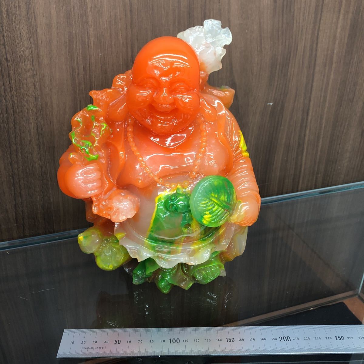 中国美術 布袋様 真鍮骨董 銅製唐物 七福神 大 縁起 大型布袋 七福神