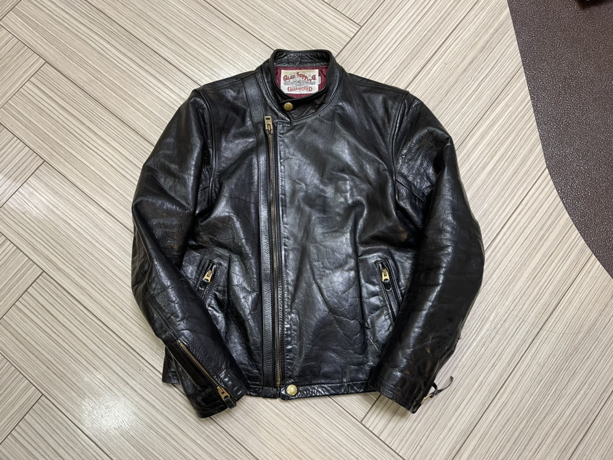定価15万!CALEE セミダブル レザー ライダース M Schott フリーク 