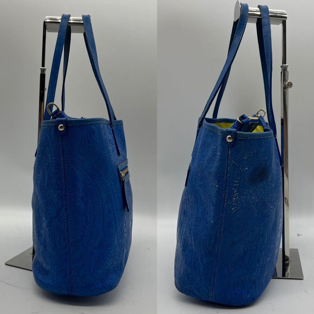 1円〜【希少モデル】エトロ ETRO トートバッグ ハンドバッグ ポーチ 