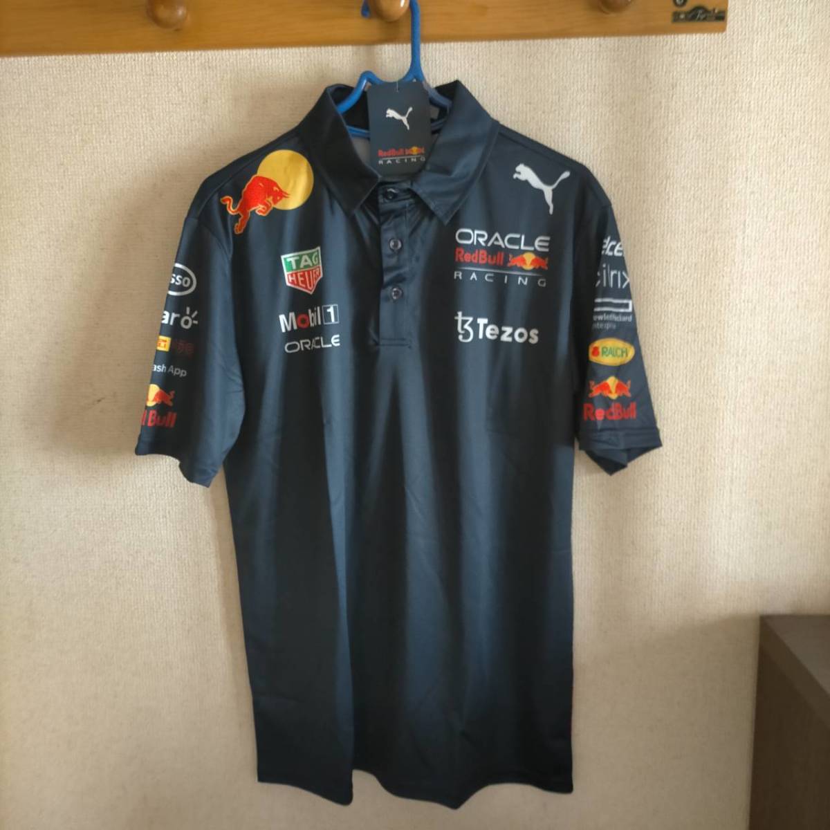 2022新品レッドブル レーシングチーム ポロシャツ PUMA ネイビー 紺 