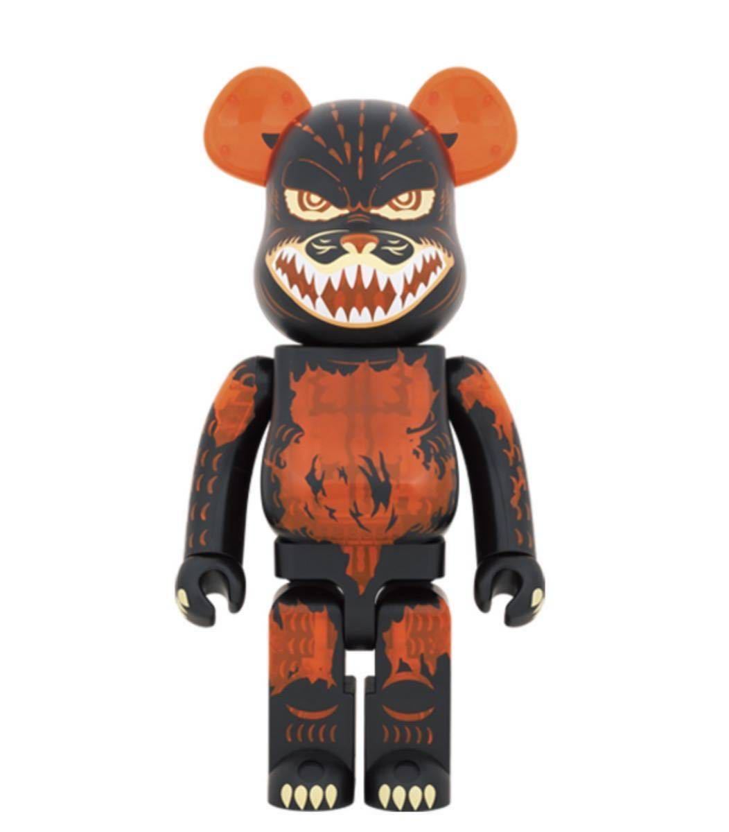 BE@RBRICK ゴジラVSデストロイア版 ゴジラ メルトダウン クリアオレンジVer 1000% 新品未開封 MEDICOM TOY Godzilla Melt Down