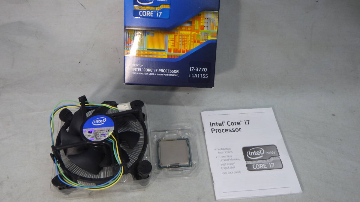Core | Intel i7-3770 CPU - SR0PK LGA1155 i7 H2 ソケット デスクトップ 0 3.4GHz intel 5GT&frasl;s
