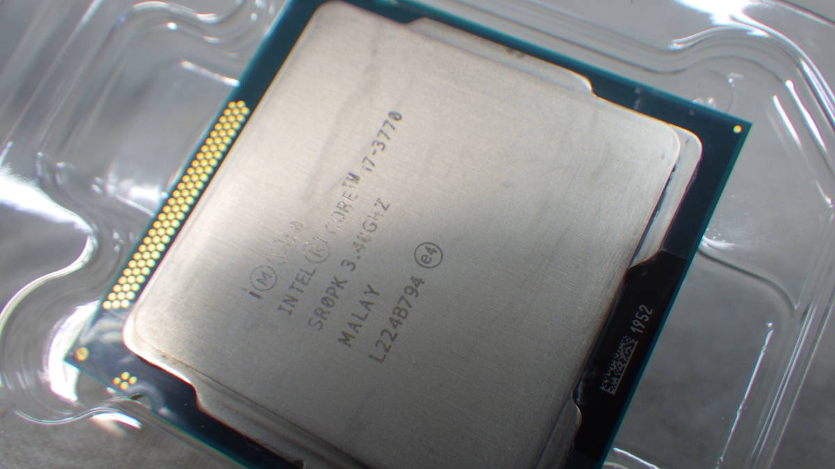 Core | Intel i7-3770 CPU - SR0PK LGA1155 i7 H2 ソケット デスクトップ 0 3.4GHz intel 5GT&frasl;s