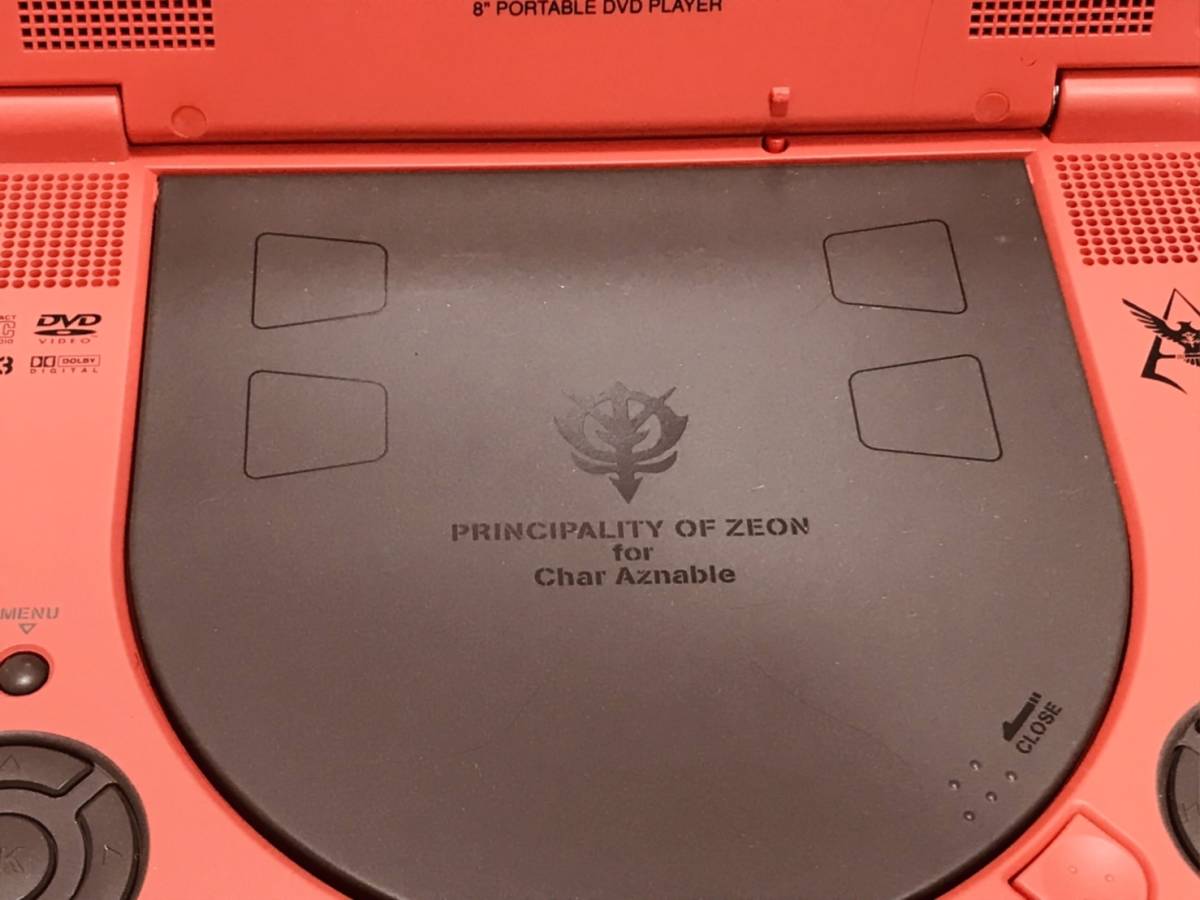 シャア専用 DVDプレイヤー】シャア専用 ポータブルDVDプレイヤー BCHW