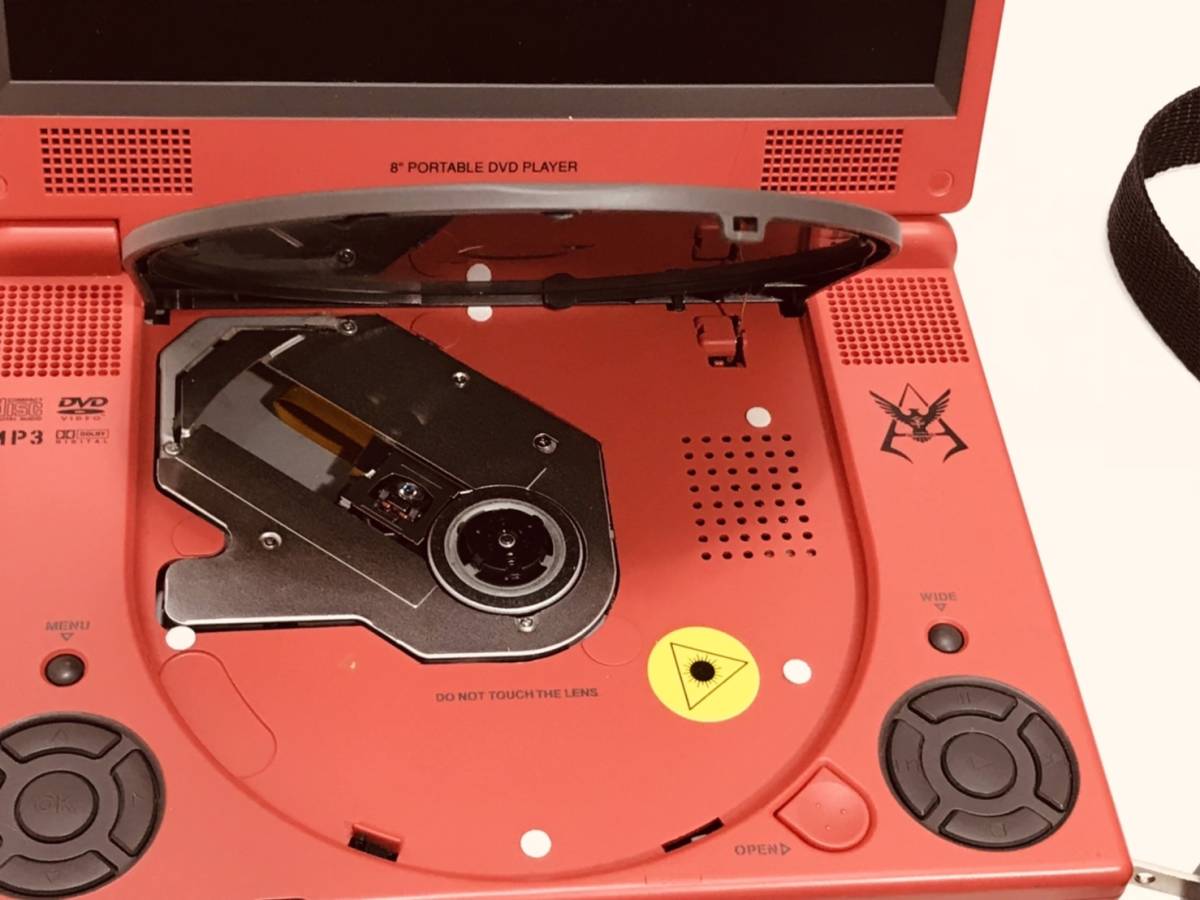 シャア専用 DVDプレイヤー】シャア専用 ポータブルDVDプレイヤー BCHW