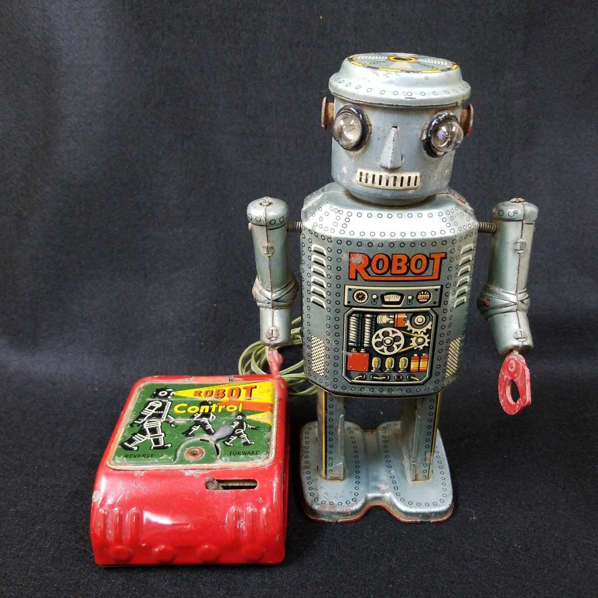 ラインマー リモコン ロボット R-35 ブリキ 1960年代 当時物 ラインマー リモコン ロボット R-35 ブリキ 1960年代 当時物