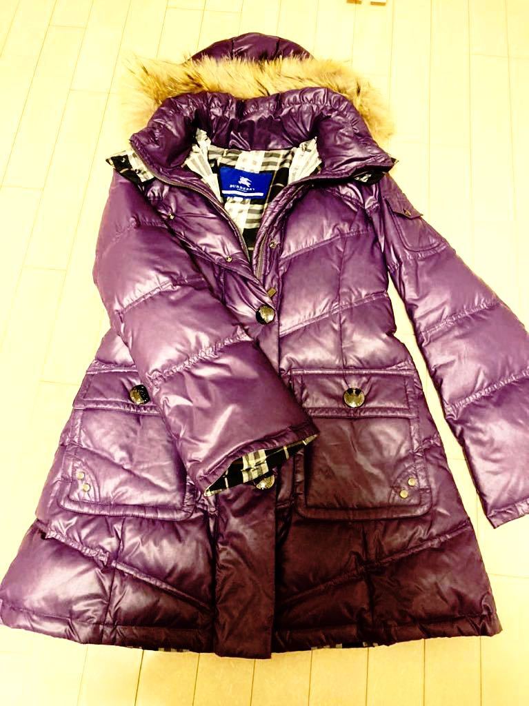 バーバリーブルーレーベル ダウンコート BLUE バーバリー ブルー