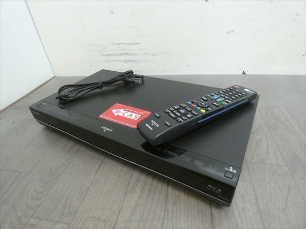 500GB シャープ AQUOS BDレコーダー☆BD-W580☆リモコン付 6 500GB