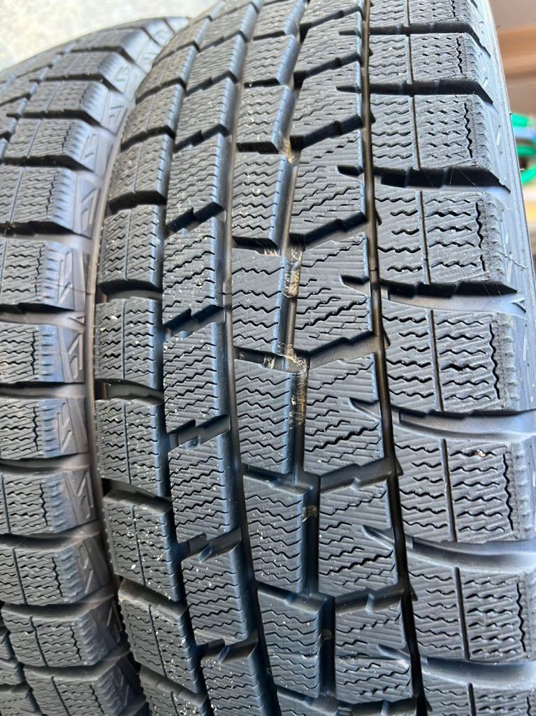 バリ溝!! 165/60R15 DUNLOP WINTER MAXX 01 スタッドレスタイヤ2018年製4本
