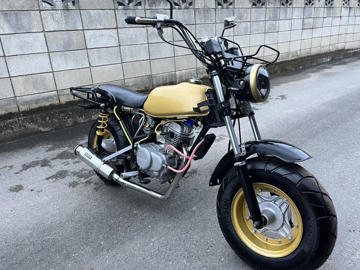 ホンダ R&P CY50 実動車 ビームスマフラー カスタムベース (検 エイプ モンキー ゴリラ CB50 BEAMS ホンダ R&amp;P R－EVO ヒートチタン 50★EG快調！カスタム車★BEAMSマフラー★