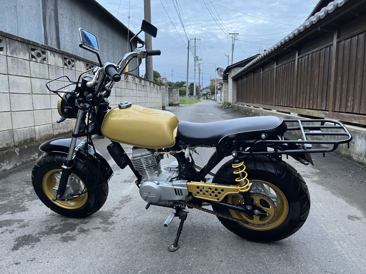 ホンダ R&P CY50 実動車 ビームスマフラー カスタムベース (検 エイプ モンキー ゴリラ CB50 BEAMS ホンダ R&amp;P R－EVO ヒートチタン 50★EG快調！カスタム車★BEAMSマフラー★
