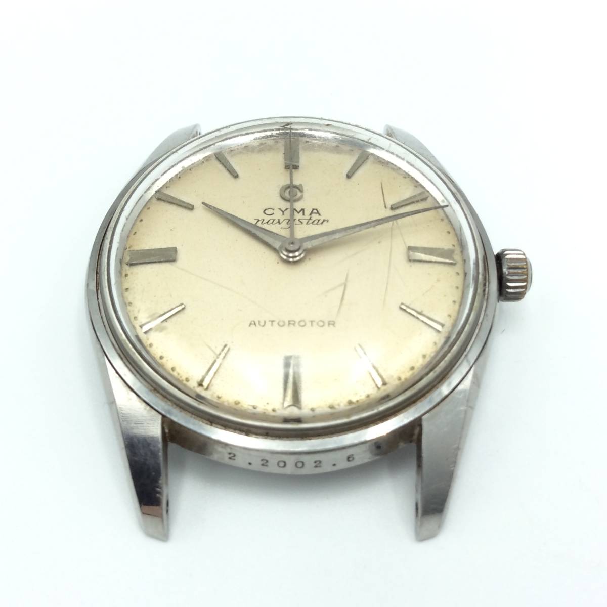 BB61◎ 腕時計 手巻き 稼働 CYMA シーマ navystar ネイビースター  