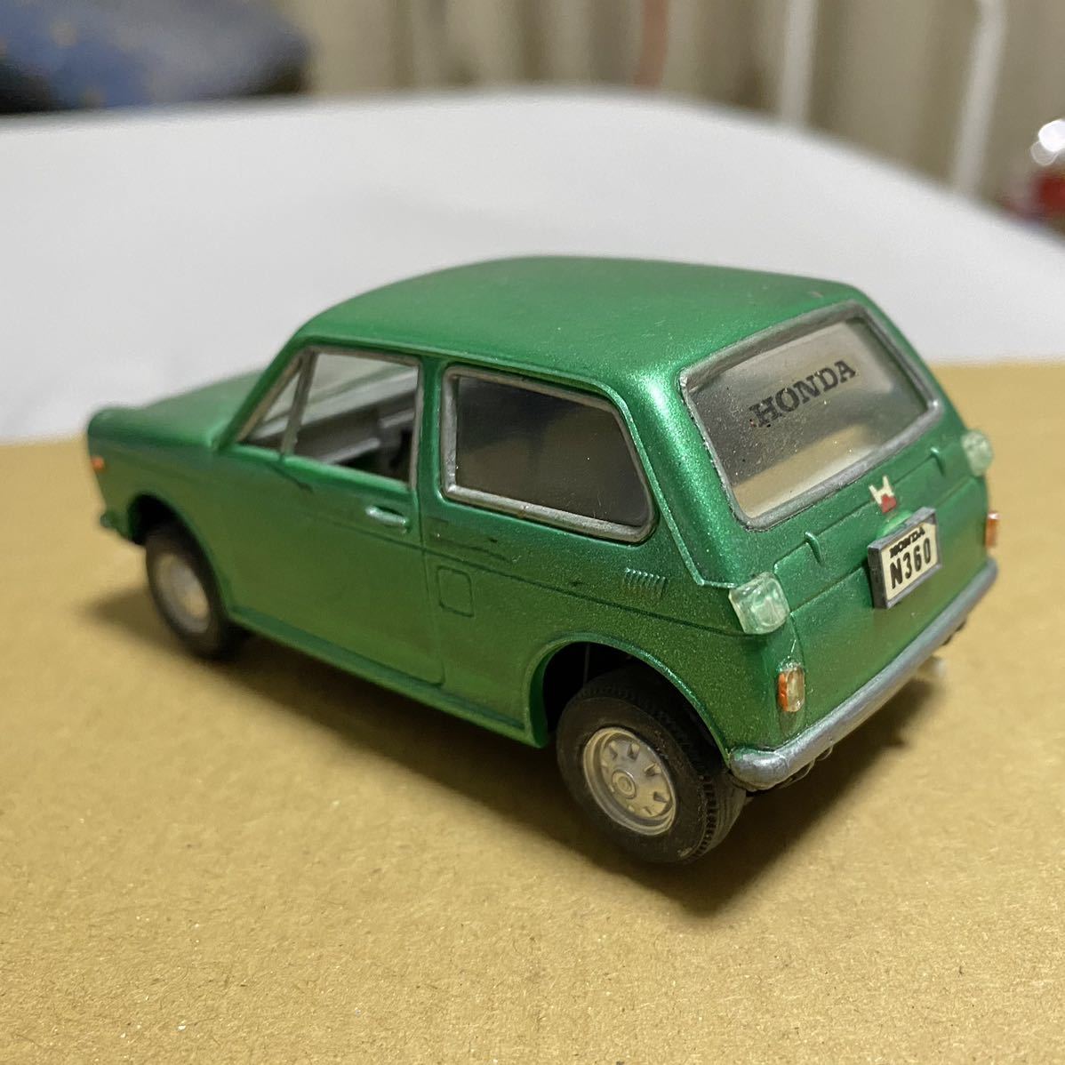 ホンダ N360 プラモデル 完成品 ジャンク 1/32 模型 マイクロエース 