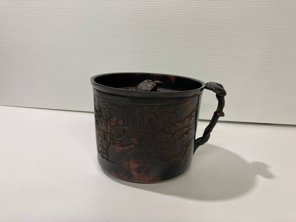 【人気，100%新品】 琢斎 銅 蓋付 茶こぼし 建水 本間琢斎 茶道具 10-40(その他)｜売買されたオークション情報、yahooの商品情報をアーカイブ公開 - オークファン その他