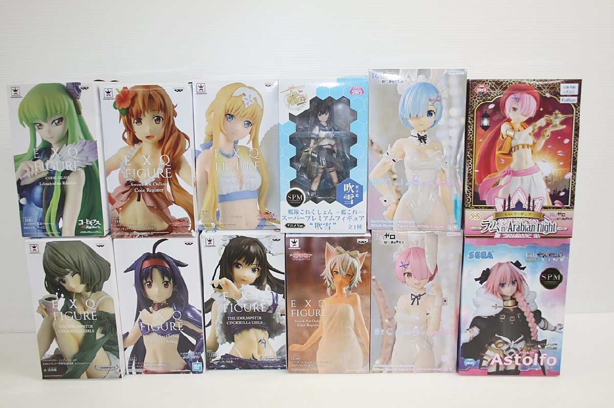 驚きの破格値，本物保証 BB-2-1 美少女 アニメ プライズ フィギュア 12点セット まとめ売り 開封 混在 ジャンク コードギアス リゼロ 艦これ など(その他)｜売買されたオークション情報、yahooの商品情報をアーカイブ公 その他