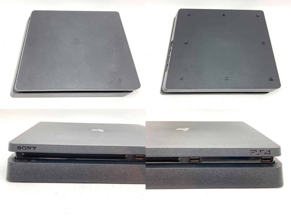 tu057 SONY PlayStation4 PS4 本体 CUH-2100A 500GB ジェットブラック  