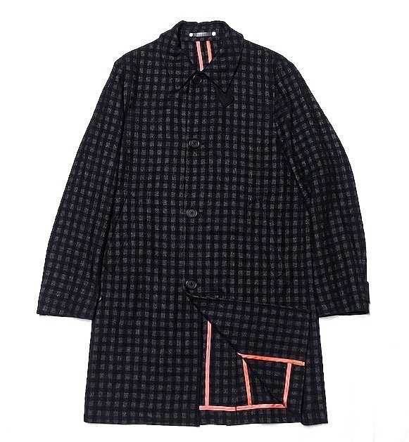 18AW 美品 PS Paul Smith ポールスミス チェック ステンカラー 
