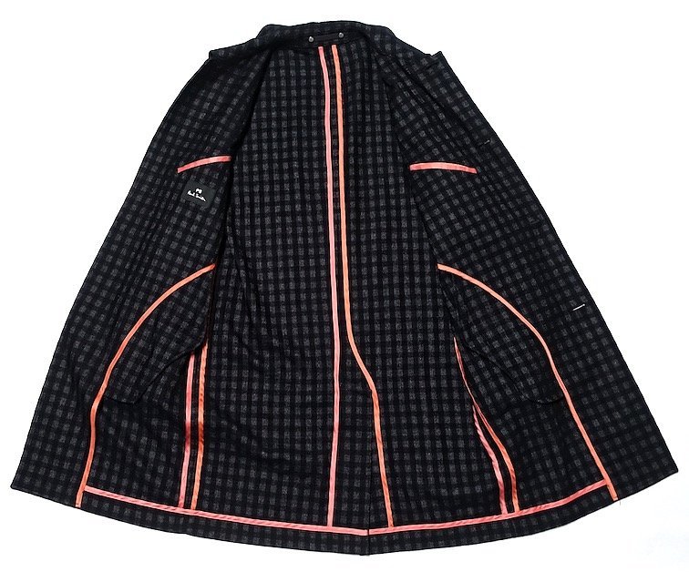 18AW 美品 PS Paul Smith ポールスミス チェック ステンカラー 