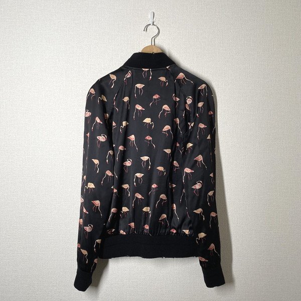 美品 国内正規品】SAINT LAURENT サンローラン フラミンゴ柄 ボンバー 