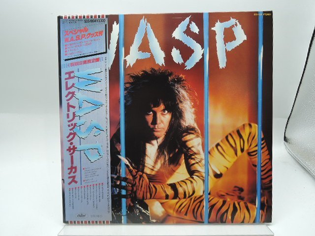  帯付 WASP /W.A.S.P. Inside The Electric Circus エレクトリック サーカス LP 12インチ /Capitol Records S33-1004 /Rock(その他)｜売買されたオークション情報、yahooの商品情報をアーカイブ公開 - オークファン W