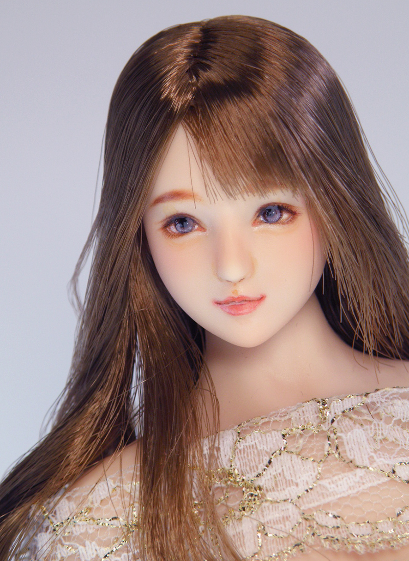つるぎや 1/6 ドール カスタム ヘッド 七十八夜 首穴加工有 ファイセン 