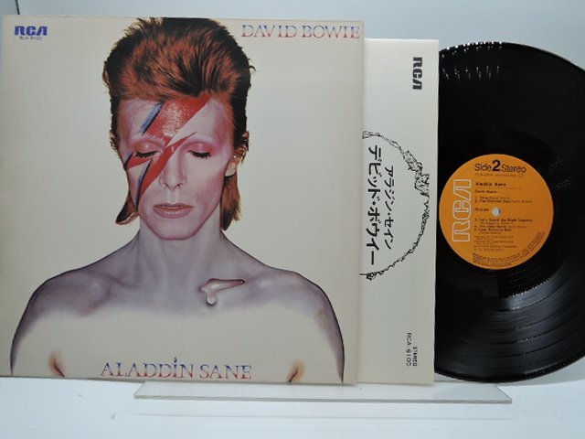 国内盤】David Bowie(デビッド・ボウイ)「Aladdin Sane」LP（12インチ