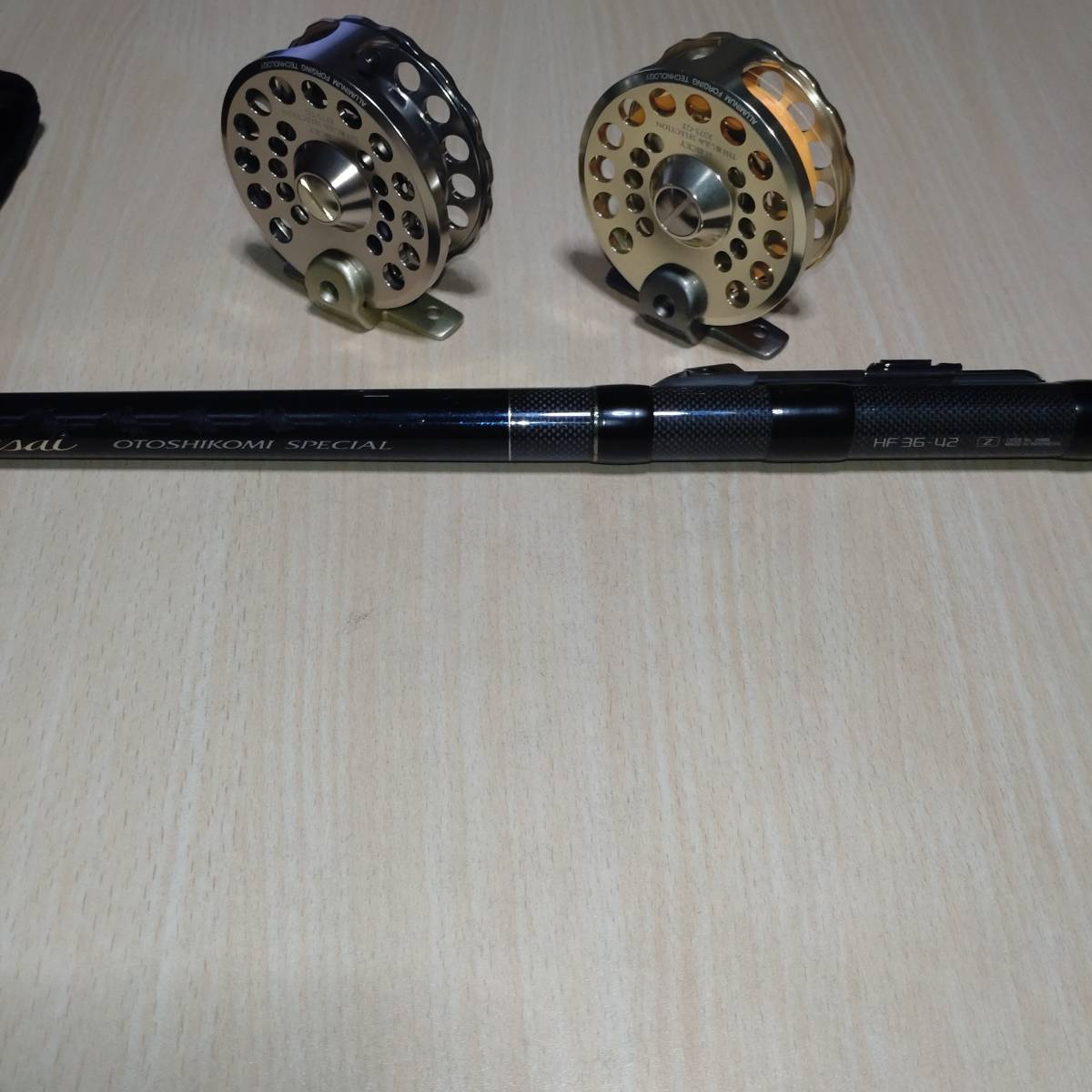 シマノ 鱗夕彩 落し込みSP Z HF36-42 黒鯛工房 リール2個 中古美品 