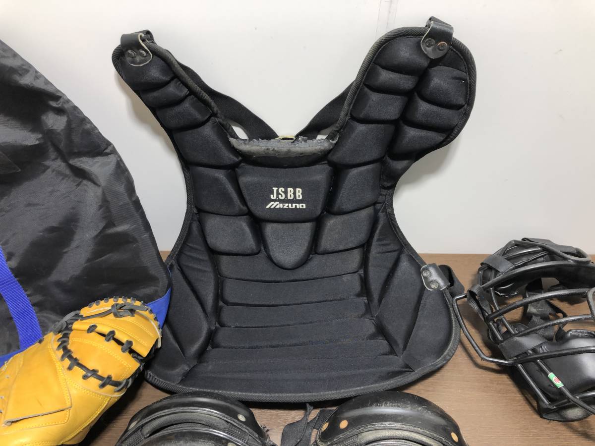 604◇mizuno JSBB 防具 キャッチャー プロテクター マスク ミット ZETT 
