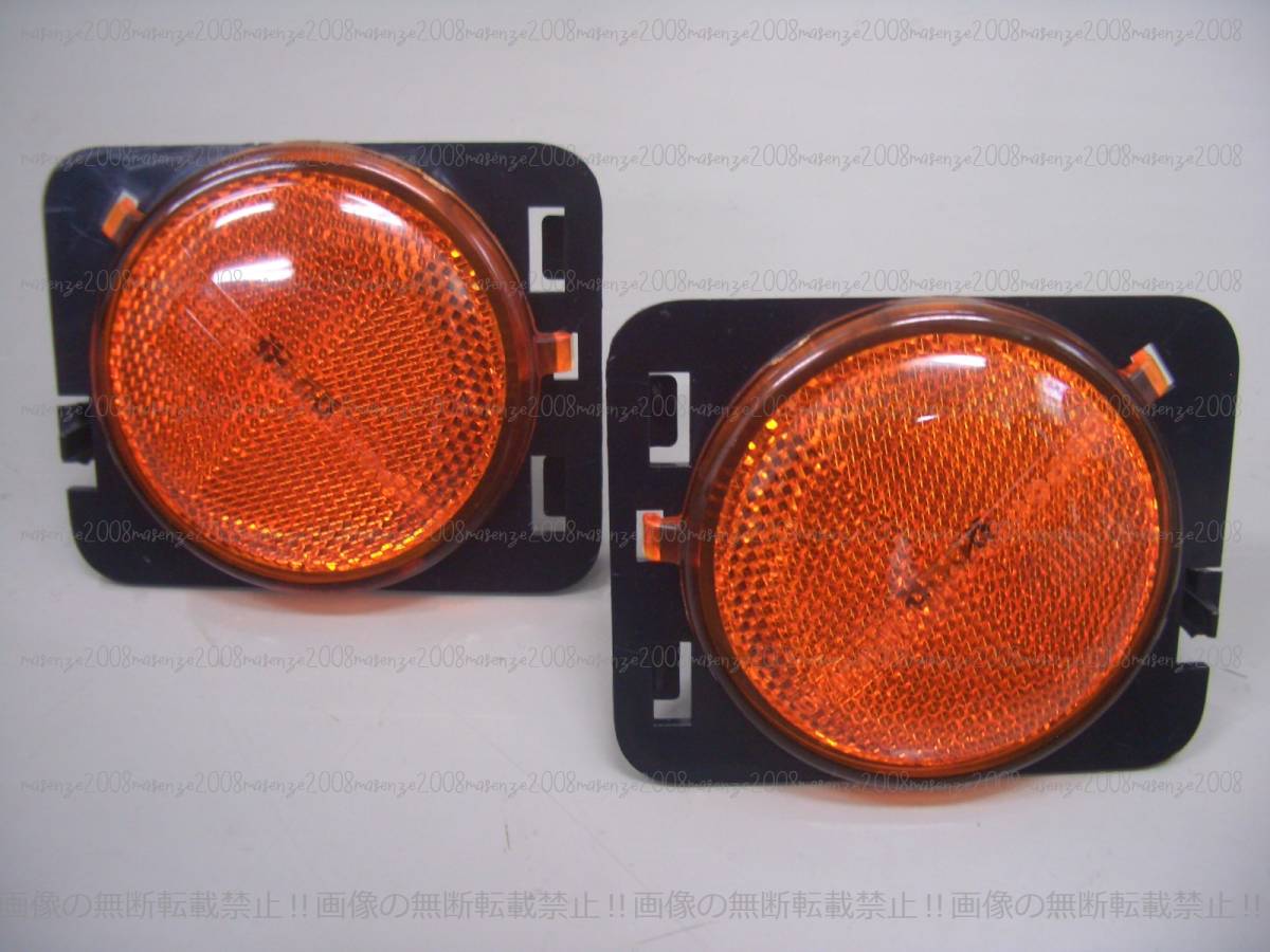 ラングラー★JK★サイドランプ◆サイドマーカー◆フラット◆フェンダー◆USタイプ◆オレンジ◆アンバー◆ジープ◆クライスラー◆アメ車_1