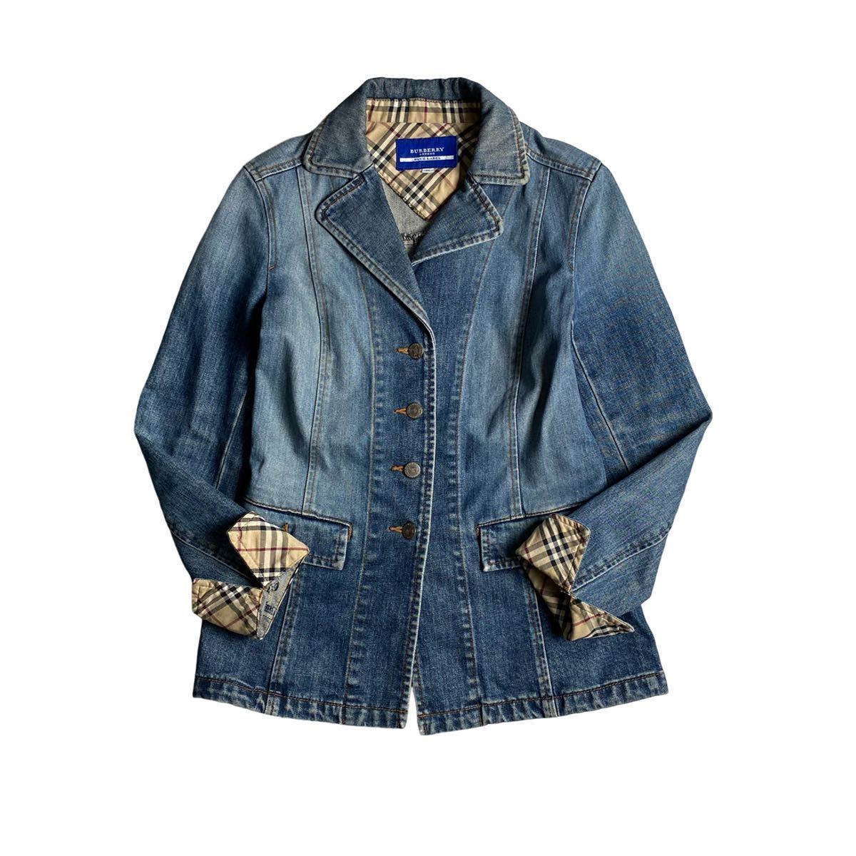 バーバリーブルーレーベル Burberry BLUE LABEL 折り返しノバチェック 