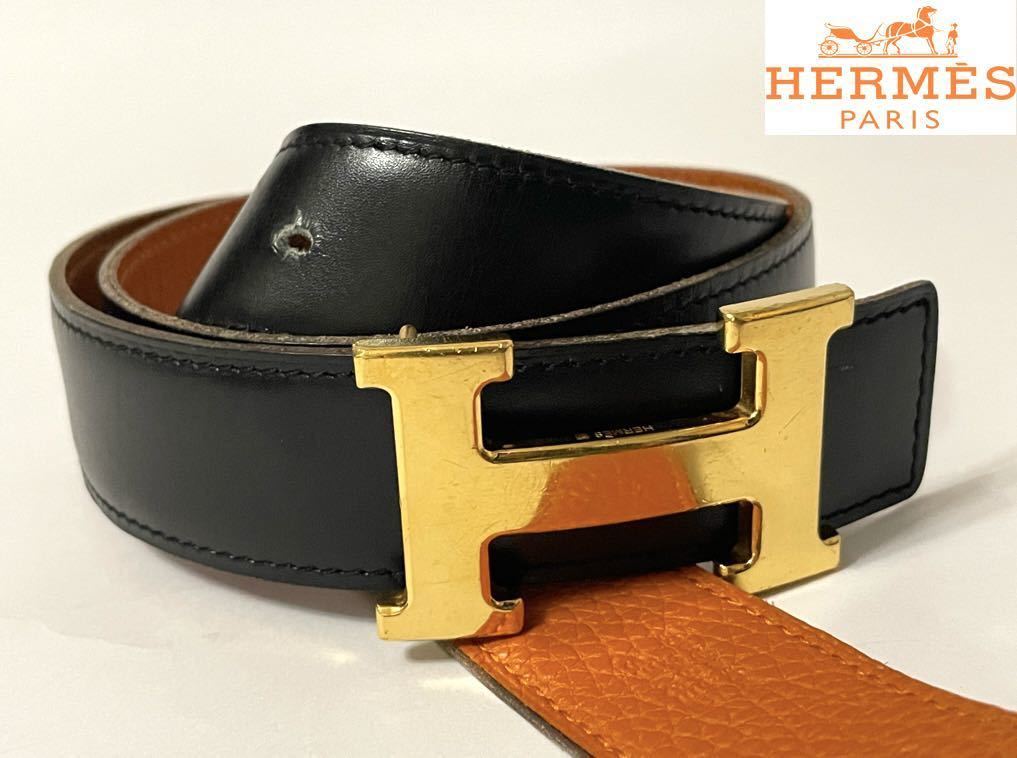 HERMES エルメス リバーシブル コンスタンス レザーベルト H HERMES エルメス リバーシブル コンスタンス レザーベルト H