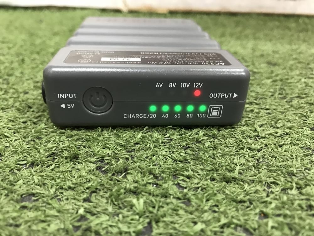 006□ジャンク品□バートル 空調服バッテリー AC230　※通電・充電のみ確認のためジャンク品 AC230 バートル 空調服 作業服 ac230」の人気商品一覧・価格比較 ジャンク※充電器が無い為通電