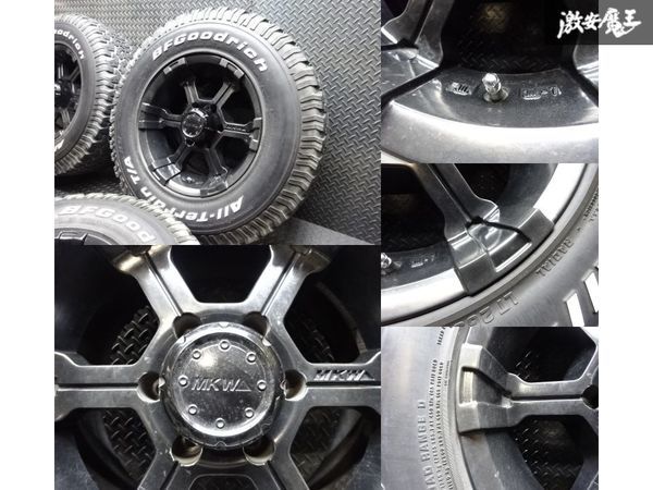 ○MKW MK-36 16インチ 8J ± 0位 PCD 139.7 6H ハブ径 約106mm 