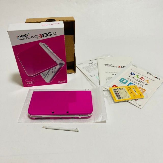 Newニンテンドー3DS LL RED-001 ピンク×ホワイト(ニンテンドー3DS LL