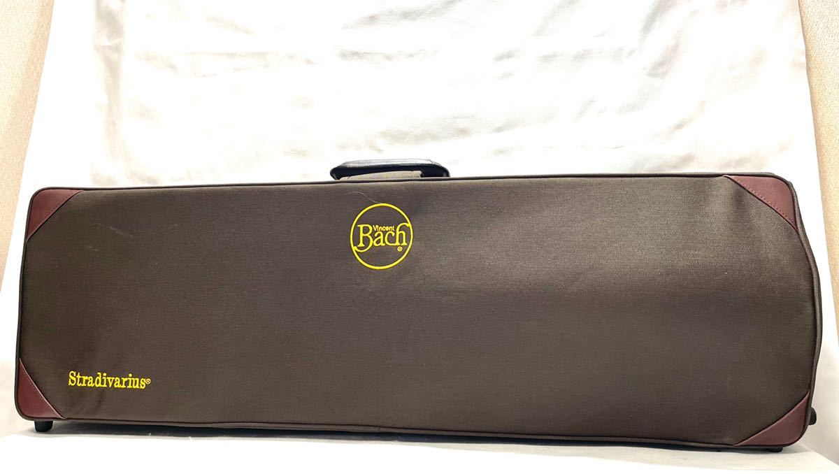 Bach ストラディバリウス セミハードケース トロンボーンケース 管楽器 希少 極美品 Bach ストラディバリウス トロンボーン セミハードケース Bach
