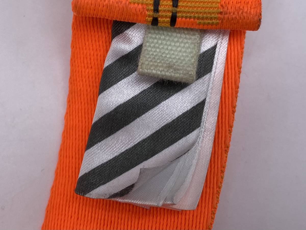 中古】OFF-WHITE オフホワイト 2018SS INDUSTRIAL BELT ORANGE  