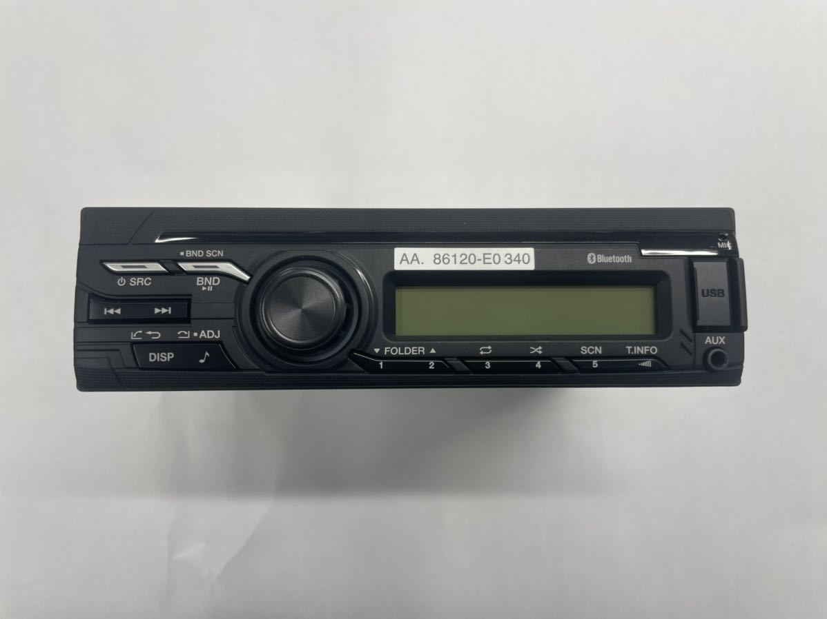 新車外し／日野純正オーディオ／86120-E0340／ラジオ／Bluetooth